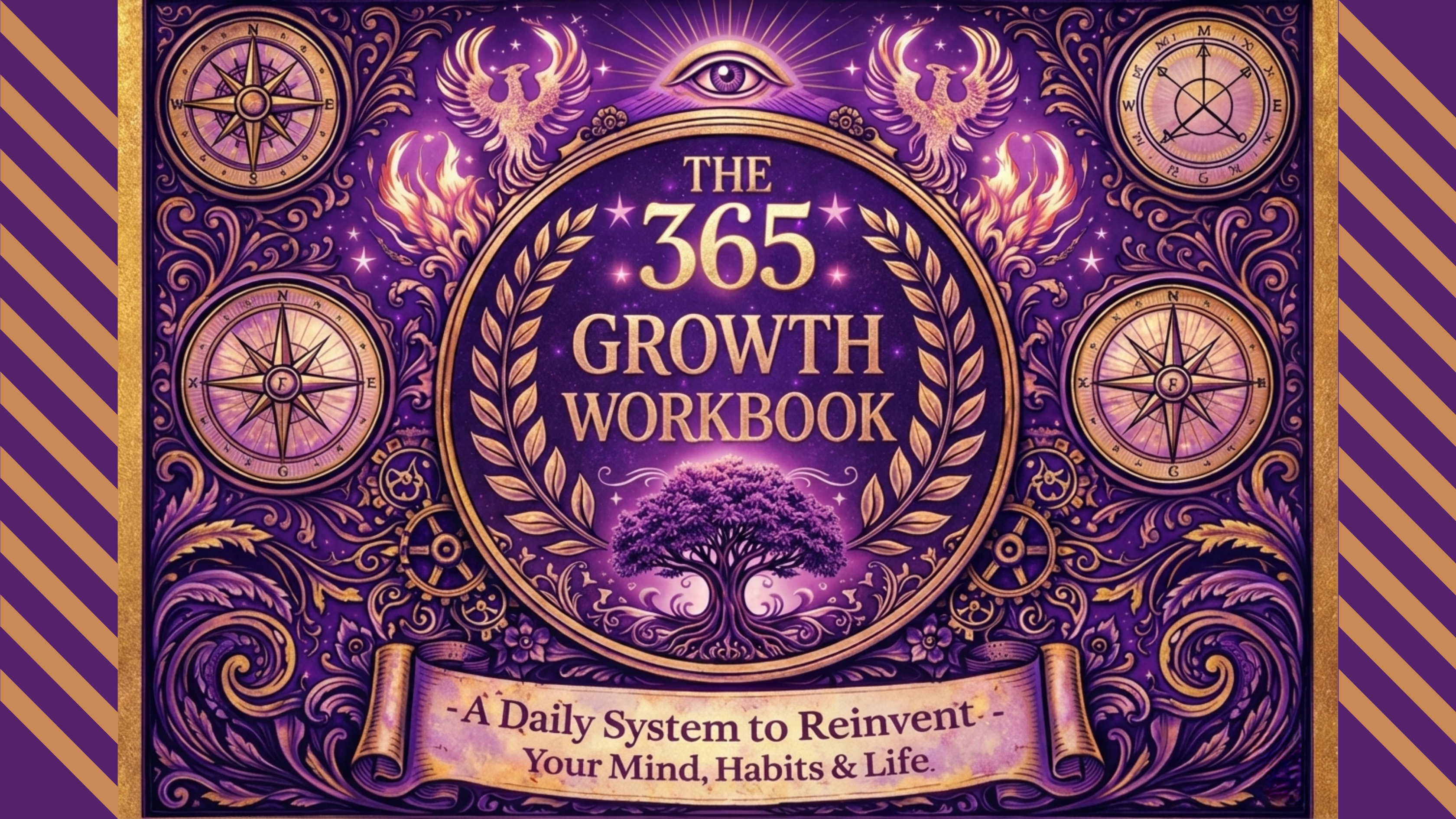 THE 365 GROWTH WORKBOOK- A Daily System to Reinvent Your Mind, Habits & Life